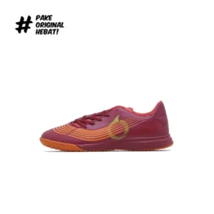 Ortuseight Sepatu Futsal Forte Magnus IN - Crimson/Ortrange/Gold